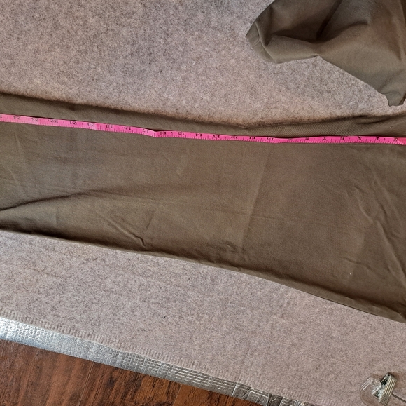 NWT Lands End Mid RISE Pants Size 14P Petite Green Stretch Cotton - Picture 12 of 13